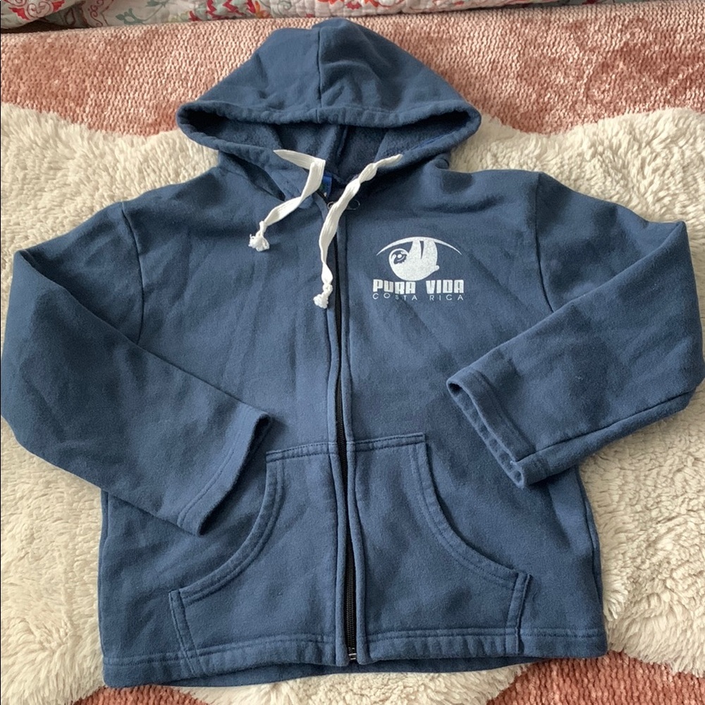 Pura Vida Kids Blue Hoodie